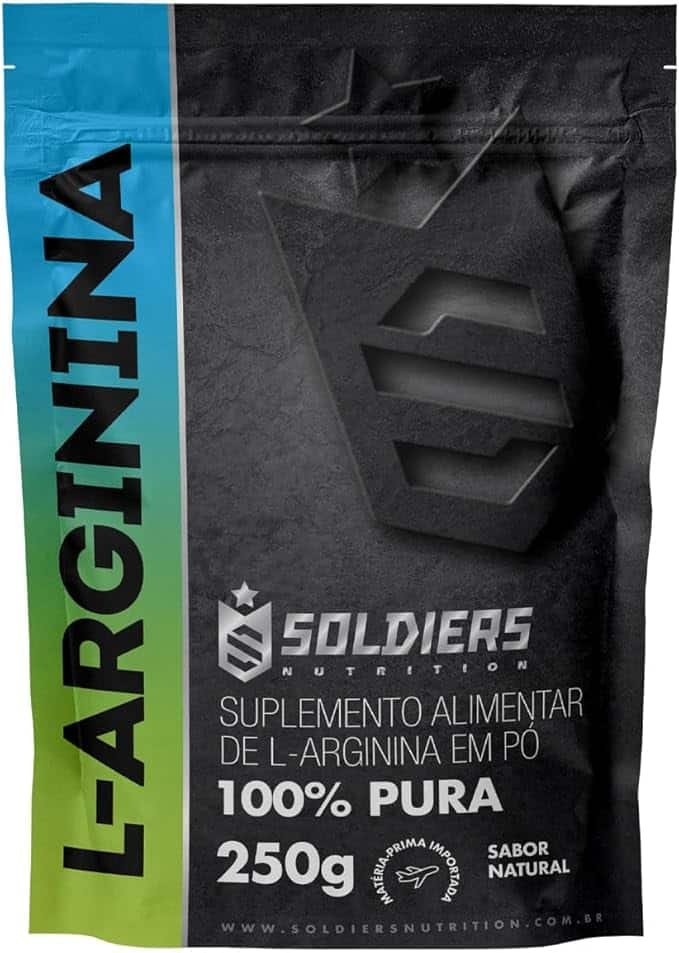 Arginina 250g - 100% Puro Importado - Soldiers Nutrition Arginina 250g - 100% Puro Importado - Soldiers Nutrition - Imagem 1