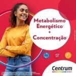 Centrum Energia, Corpo e Mente Multivitamínico com Cafeina, Vitamina B12 e Magnesio, 60 Cápsulas - Imagem 3