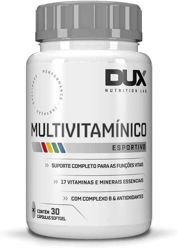 Dux Nutrition Multivitamínico Esportivo - 30 Cápsulas Softgel - Dux Nutrition Multivitamínico Esportivo - 30 Cápsulas Softgel - - Imagem 1
