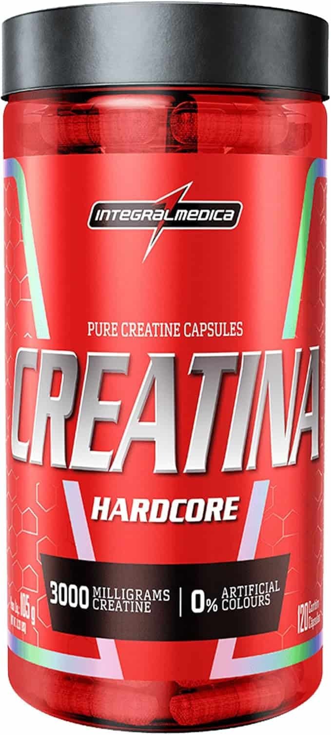 Integralmedica - Creatina em Cápsulas Hardcore - 100% Pura e Monohidratada - 120 Cápsulas Integralmedica - Creatina em Cápsulas Hardcore - 100% Pura e Monohidratada - 120 Cápsulas - Imagem 1