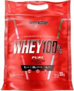 Integralmédica - Whey Protein Concentrado Cookies and Cream 100% Pure - 21g de Proteína por Scoop, Suplementação Alimentar Pós-Treino, Fórmula Enriquecida com BCAAs - Pouch 900g