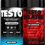 Kit Testo Pote 120 Cápsulas + Testo Dilated Pote 120 Capsulas
