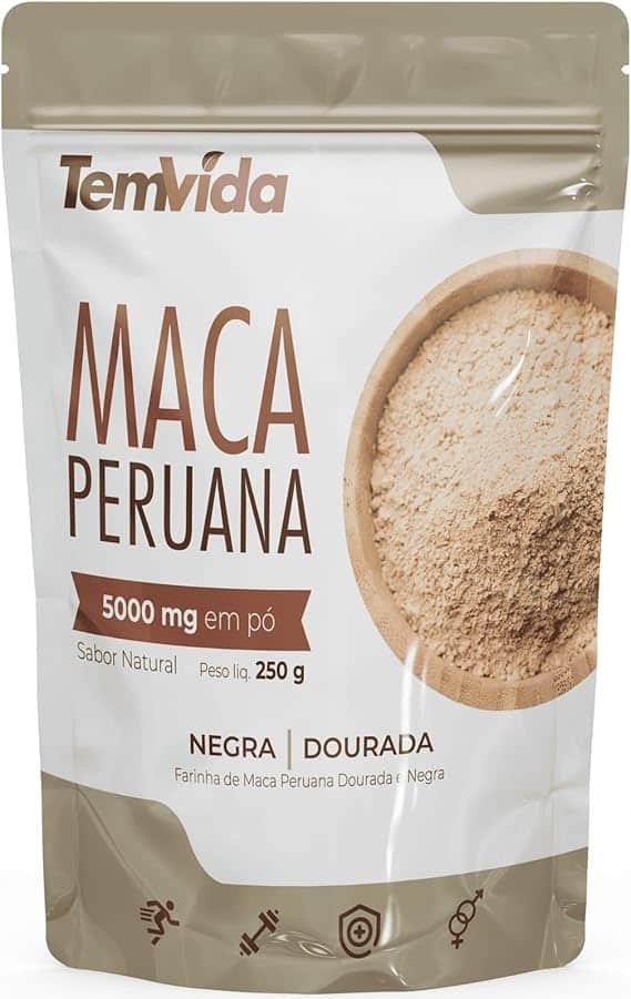 Maca Peruana Solúvel 250g 5000mg - Para Homens e Mulheres - Tem Vida Maca Peruana Solúvel 250g 5000mg - Para Homens e Mulheres - Tem Vida - Imagem 1