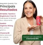 Magnésio Quelato Trio, Dimalato, Bisglicinato e Taurato com Vitamina B6 350mg Vhita 60 Cápsulas - Imagem 3