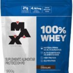 Max Titanium 100% Whey - 900G Refil Chocolate