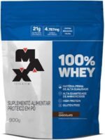Max Titanium 100% Whey - 900G Refil Chocolate