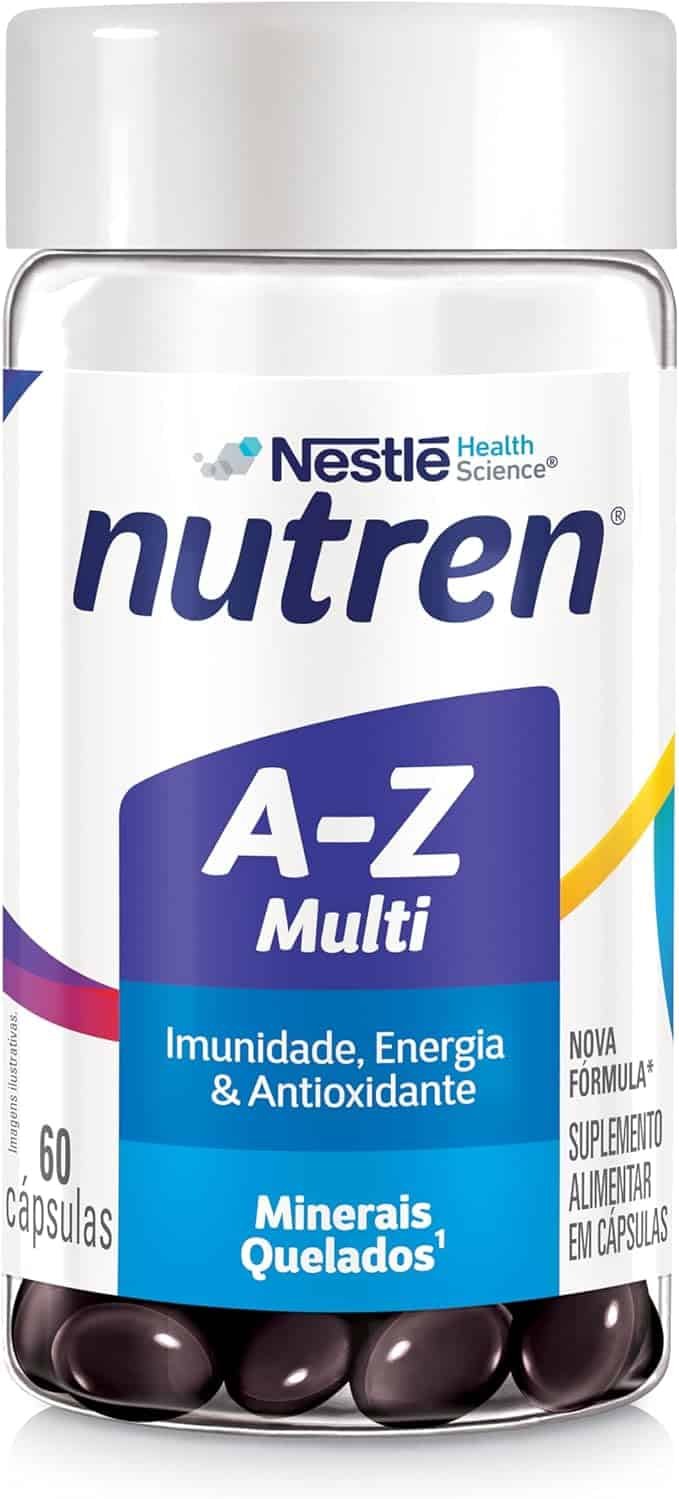 Nutren Suplemento Alimentar Multivitamínico A-Z 60 Cápsulas Nutren Suplemento Alimentar Multivitamínico A-Z 60 Cápsulas - Imagem 1
