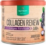 Nutrify Collagen Renew - Colágeno Hidrolisado em Pó - Sabor Jabuticaba - 300g - Sem Glúten, Sem Açúcar e Sem Lactose