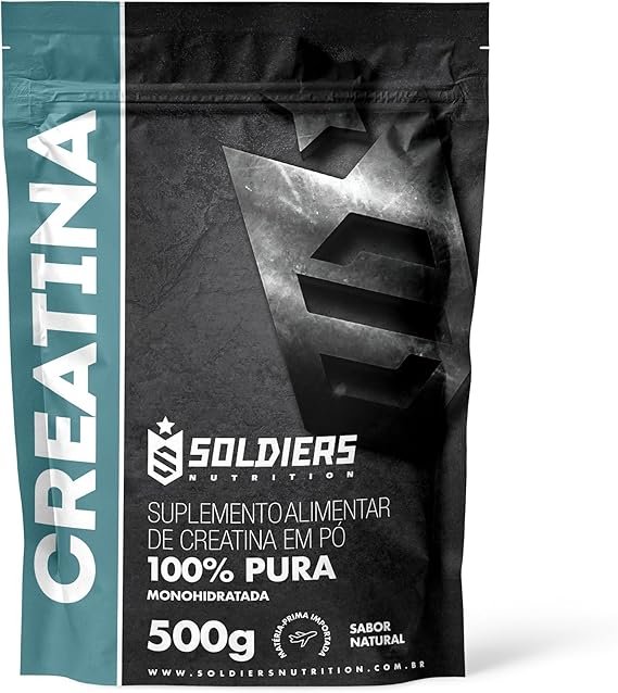 Soldiers Nutrition Creatina Monohidratada 500g Soldiers Nutrition Creatina Monohidratada 500g - Imagem 1