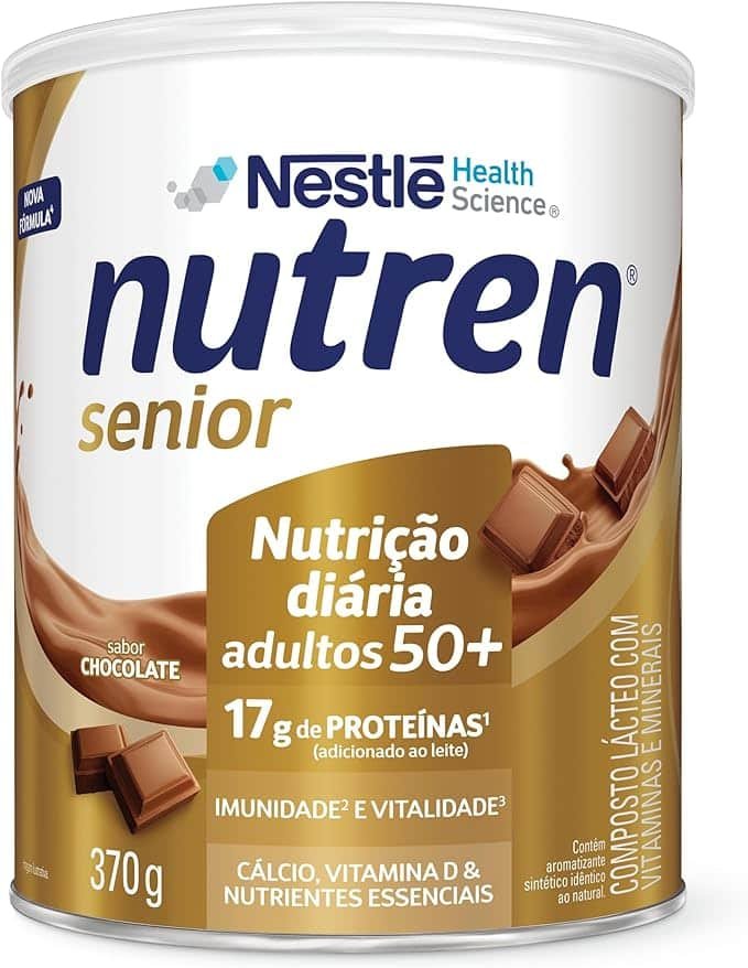 Suplemento Alimentar NUTREN SENIOR Chocolate 370g Nutren Sabor 370g Suplemento Alimentar NUTREN SENIOR Chocolate 370g Nutren Sabor 370g - Imagem 1
