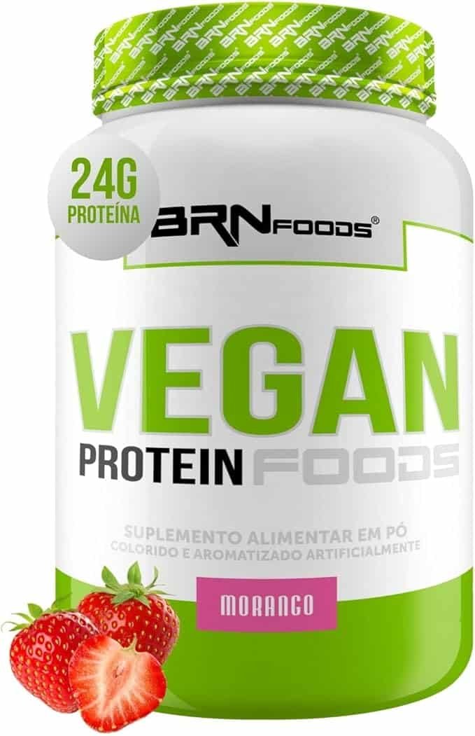 Vegan Protein 2kg - BRN Foods (Morango) Vegan Protein 2kg - BRN Foods (Morango) - Imagem 1