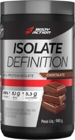 Whey Protein Isolado Isolate Definition 900g Sabor Chocolate Bodyaction